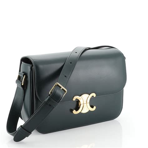 celine triomphe bag medium|Celine triomphe shoulder.